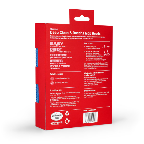 Bundel Dusting & Mop Heads Back